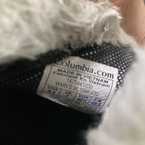 Columbia Hiking Boots Shoes Women's Size 8.5 Gray Waterproof Omni-heat 100 Grams - Picture 6 of 7